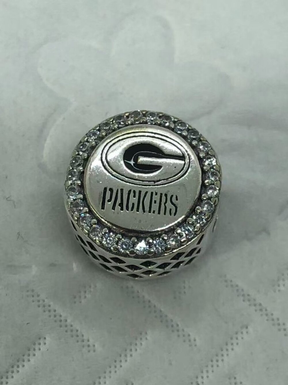 ✨ ✨Pandora Green Bay Packers Football bead Charm